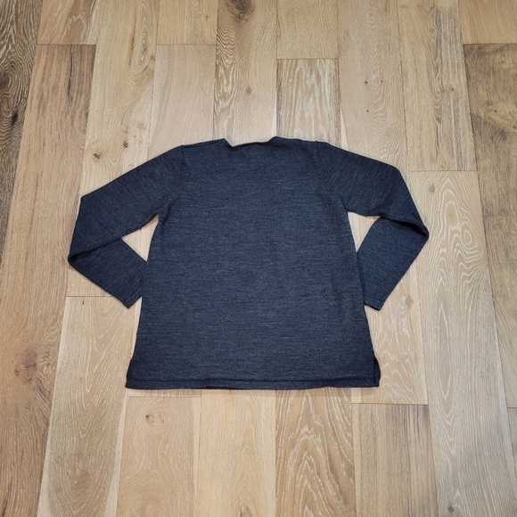 Motherhood Maternity vneck‎ grey long sleeve sweater size Small - Picture 3 of 7